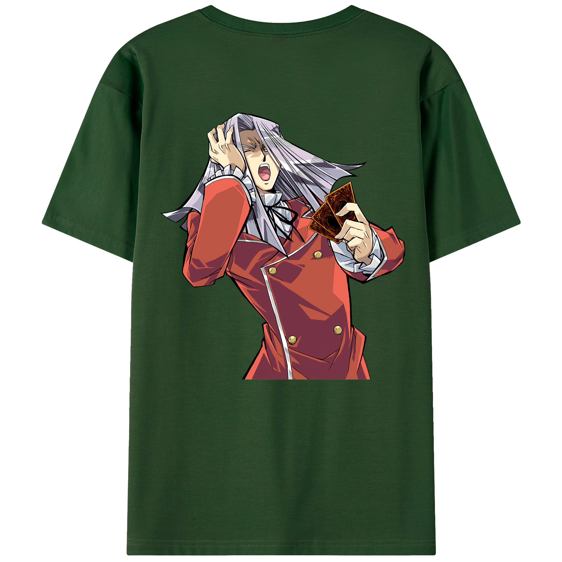 （画像用） 遊☆戯☆王 Yu-Gi-Oh! 綿100％半袖Tシャツ（背面プリント）